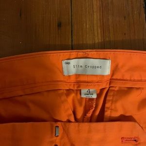Gap Orange Chinos/Slacks - size 4